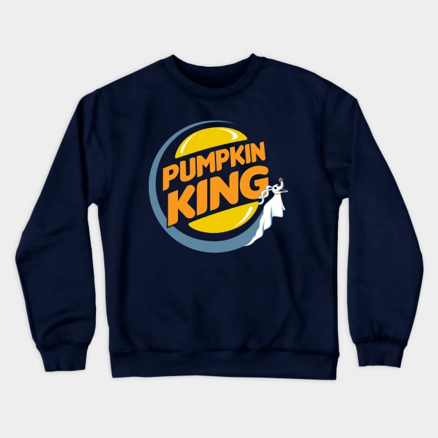 Pumpkin King Crewneck Sweatshirt by iceknyght